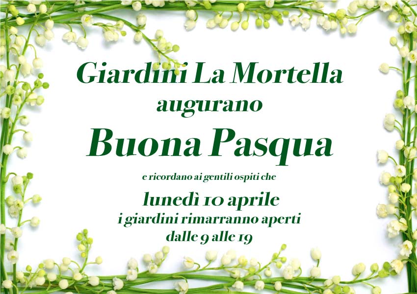 Apertura straordinaria a Pasquetta, lunedì 10 aprile, dalle 9 alle 19