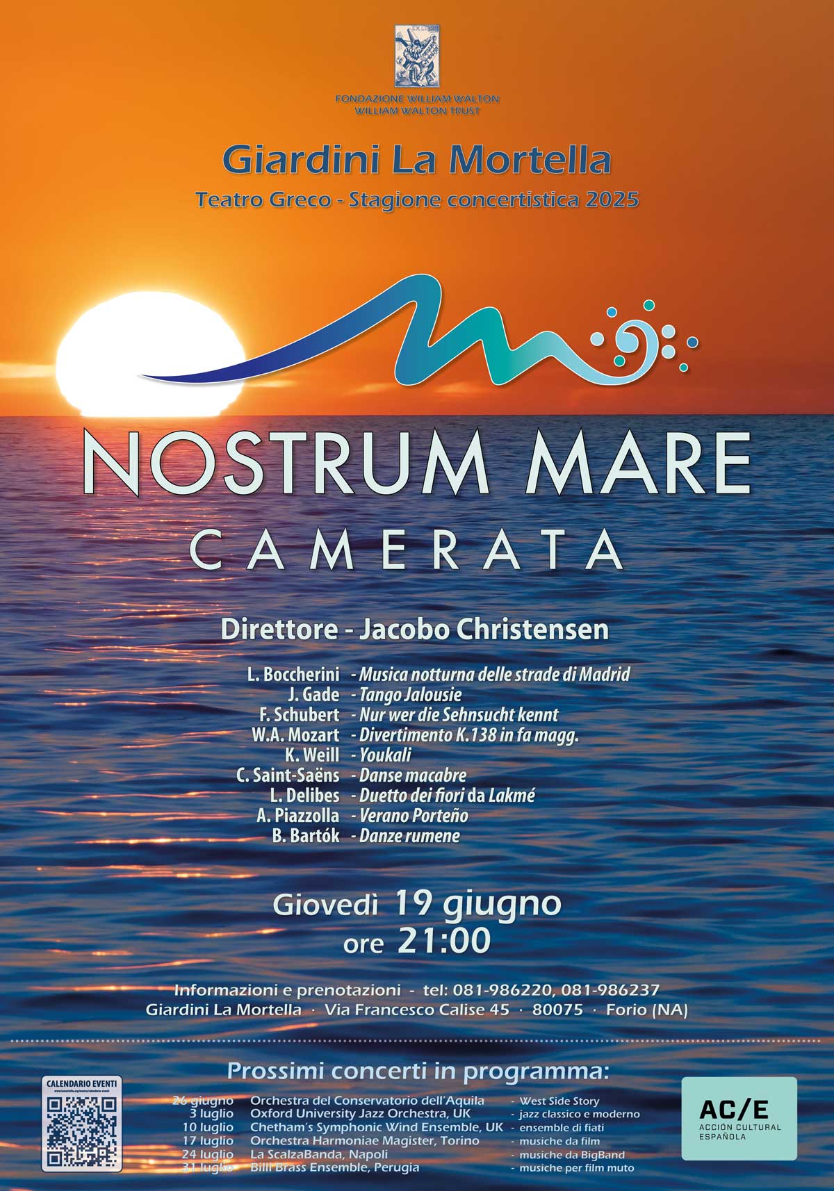 Giovedi 19 giugno, ore 21:00 - Nostrum Mare Camerata