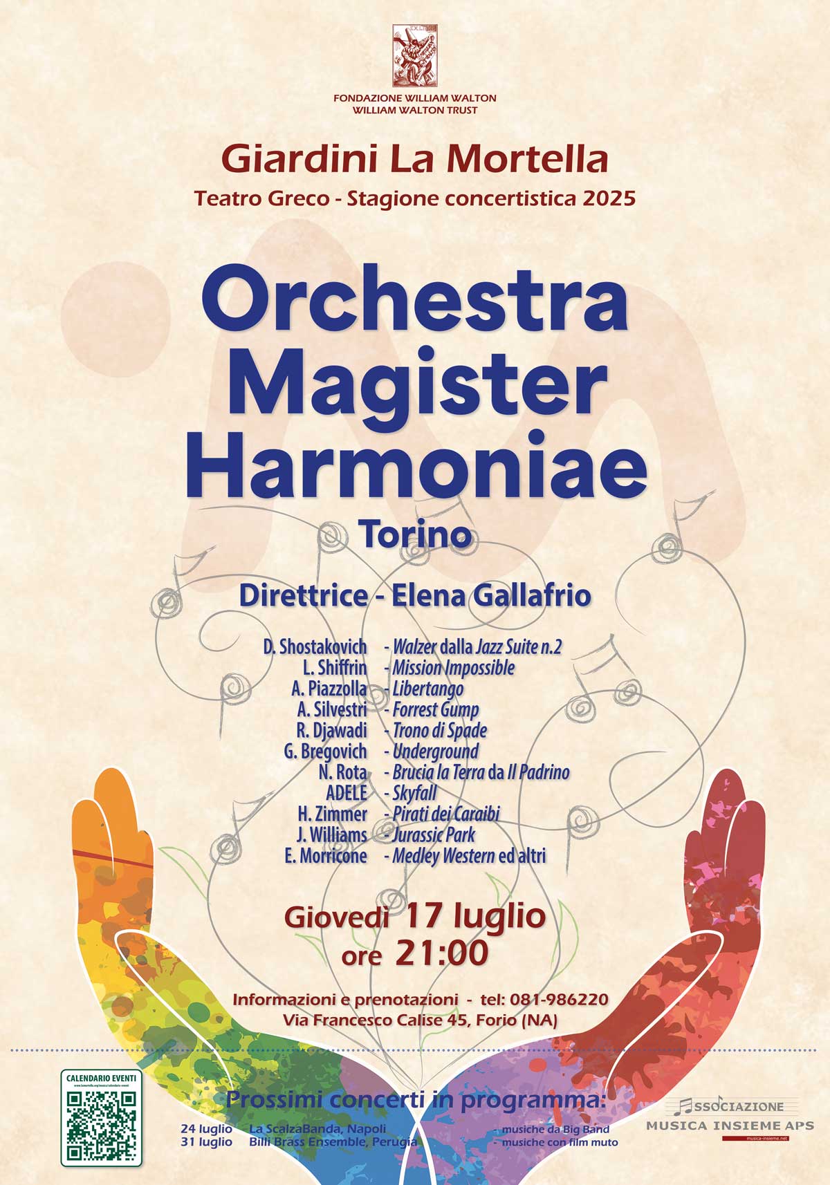 Giovedi 17 luglio, ore 21:00 - Orchestra Harmoniae Magister