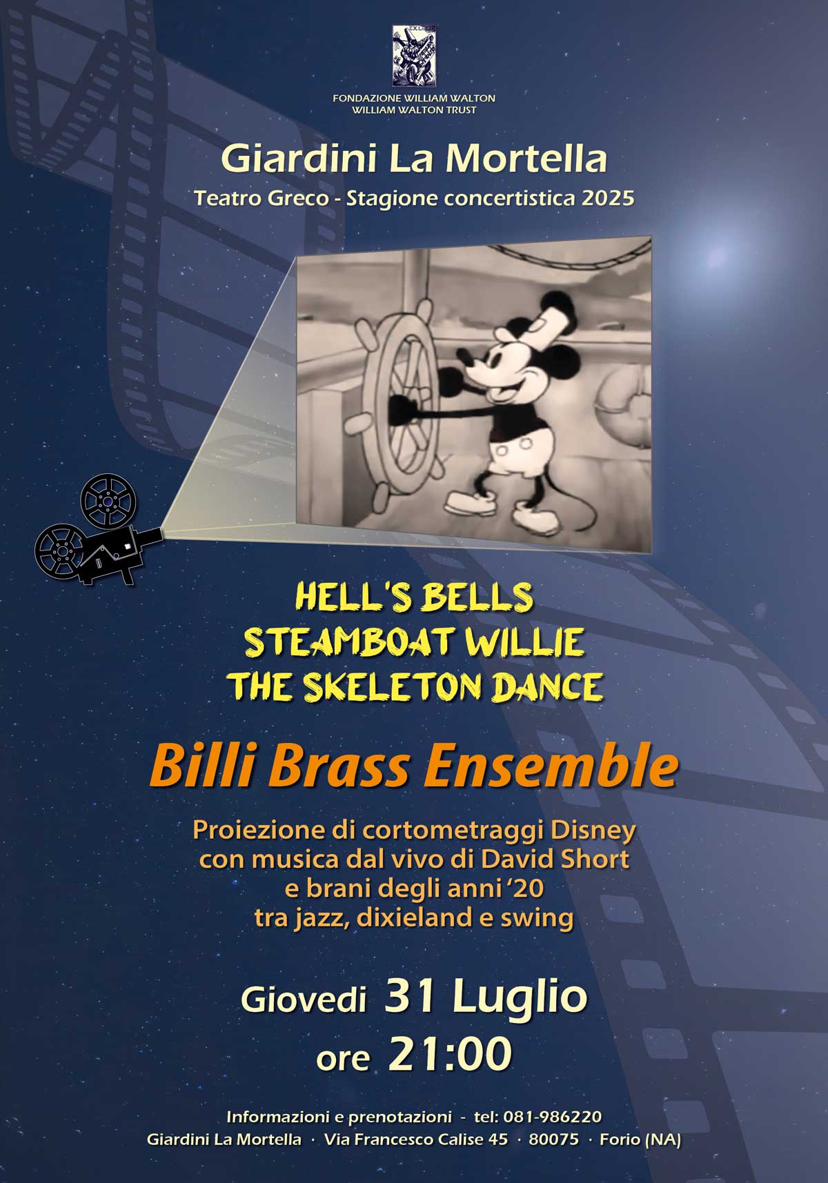 Giovedi 31 luglio, ore 21:00 - Billi Brass Ensemble
