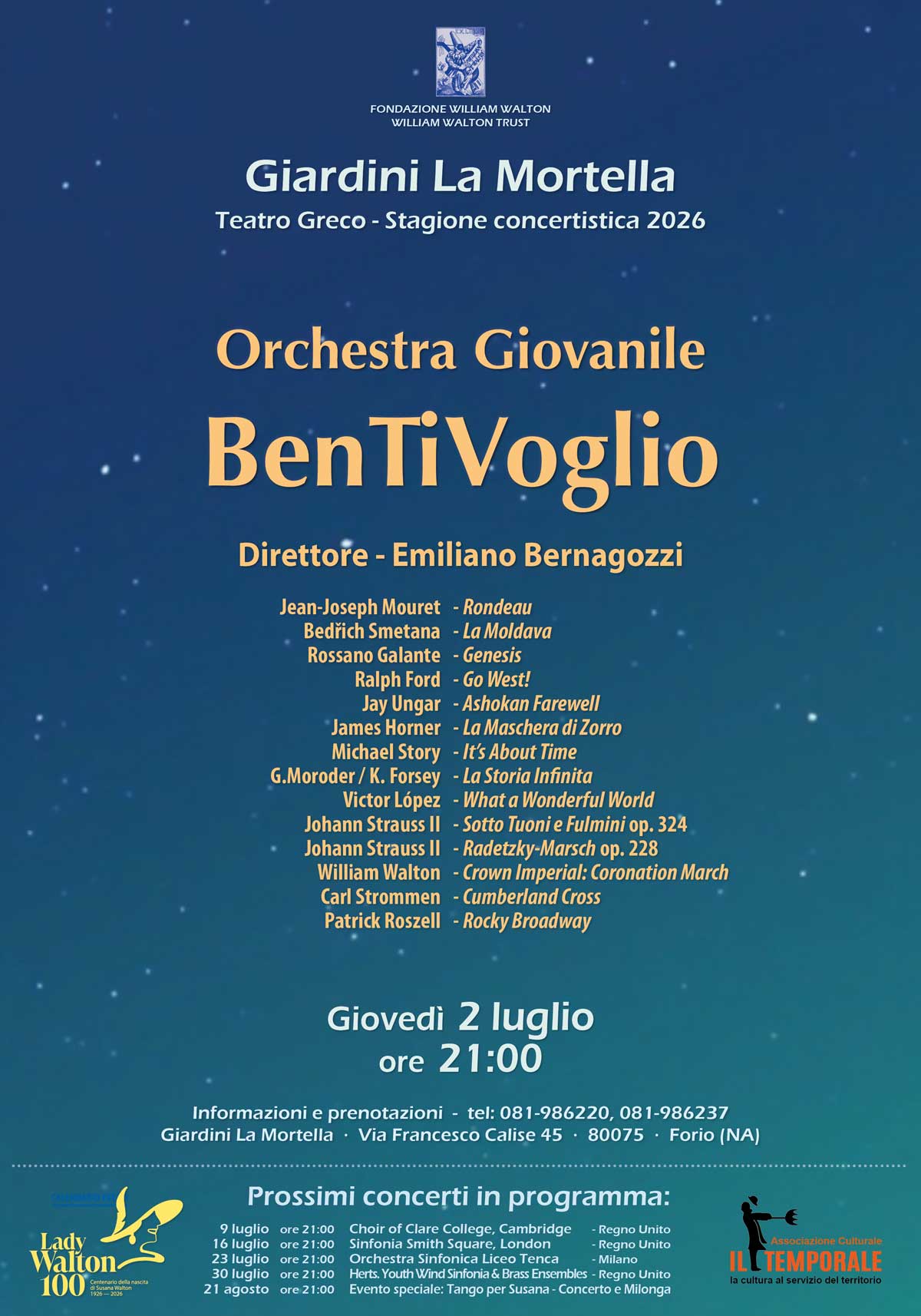 Thursday, July 2, 2026, 9:00 PM - Orchestra Giovanile BenTiVoglio (Emilia-Romagna)